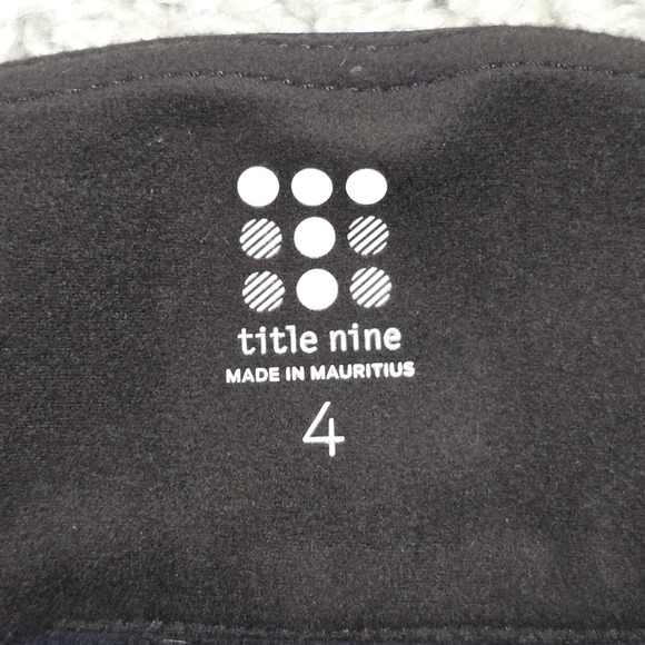Title Nine Pants Womens 4 Black Bootcut Fleece Lined  Athletic Outdoors Hiking‎ - Picture 4 of 15